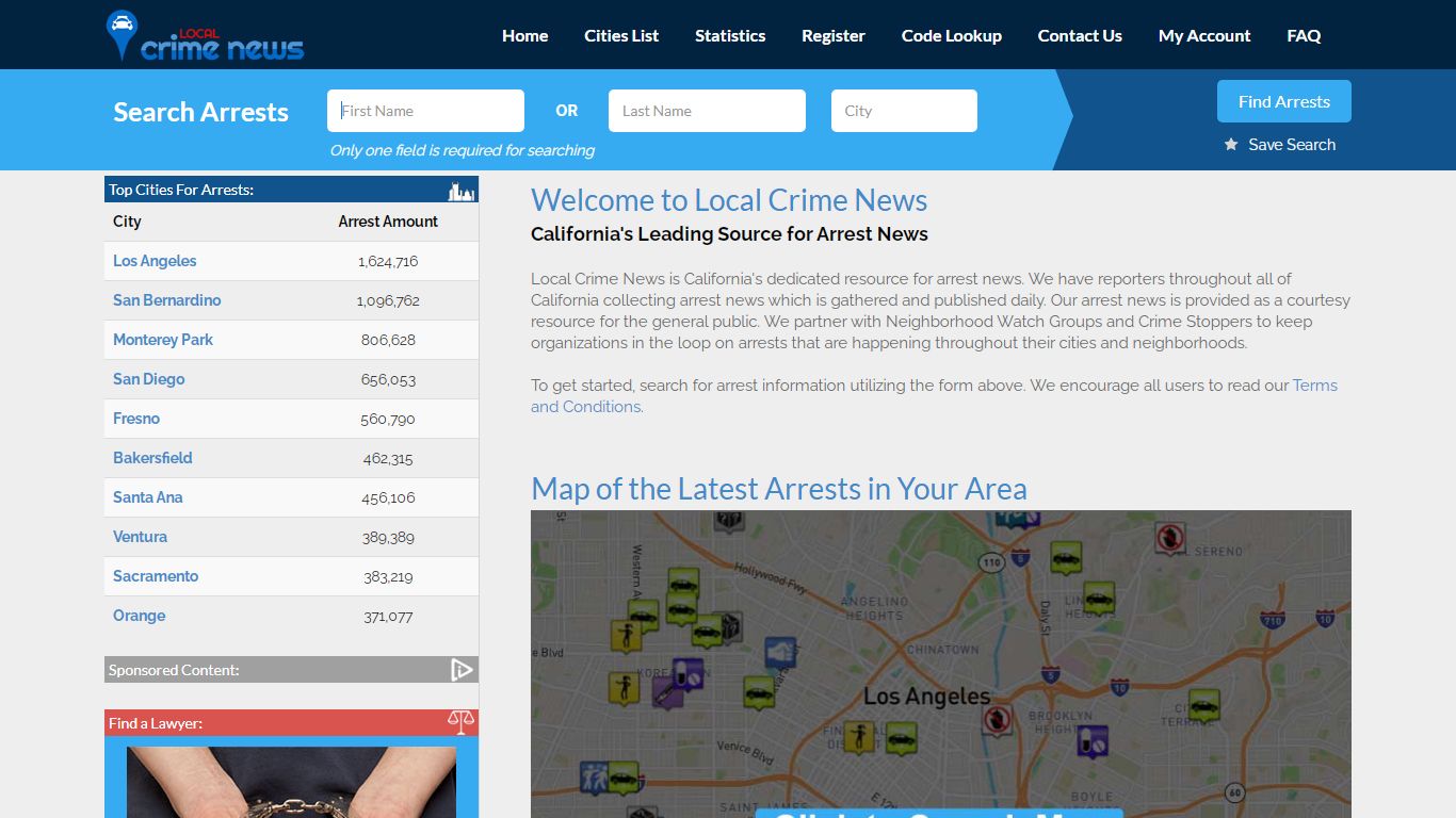 Arrest Records Search Results - localcrimenews.com